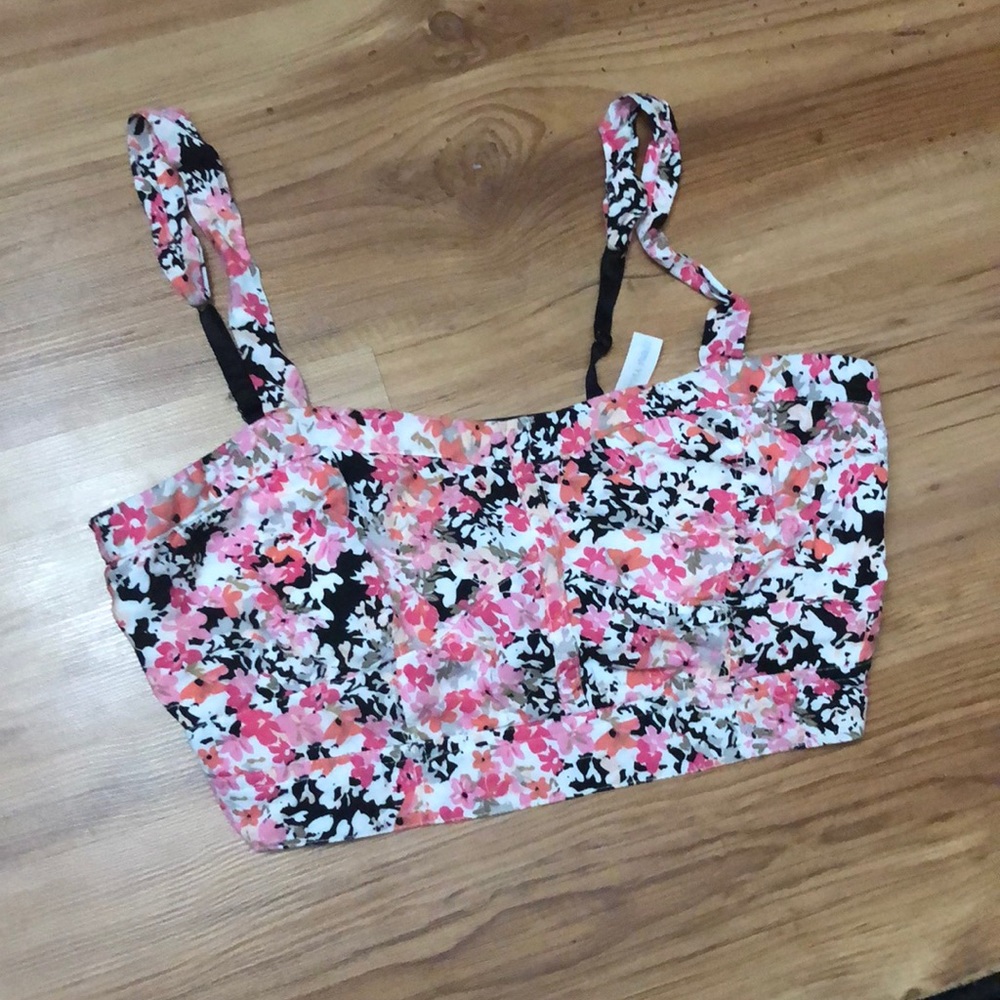 Floral crop top